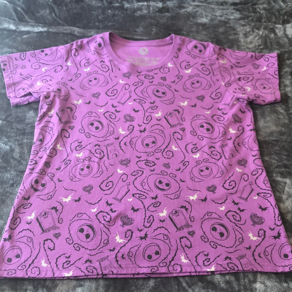 Jack Skellington purple t-shirt
